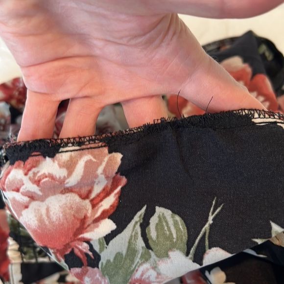 Wild fable flowy flowered crop pants cute w/tank blouse sweater sandals booties - Picture 16 of 16